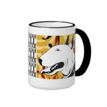 Artistic Bull Terrier Dog Breed Design Mug
