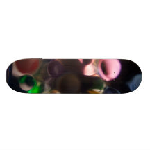 Artistic Colourful Pebbles - abstract art photo Skate Board Deck