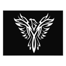 Artistic Eagle Silhouette Photo Art