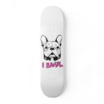 Artistic French Bulldog "Bark" Design Skate Board Decks