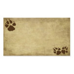 Artistic & Fun- Doggy Prints-  Business Card
