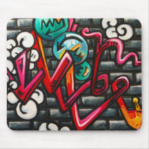 Artistic Graffiti Products Mouse Pads
