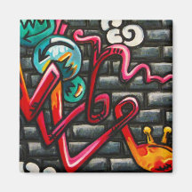 Artistic Graffiti Products Refrigerator Magnets