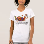 Artistic Heartbreaker Swallow Tattoo Bird T-shirts