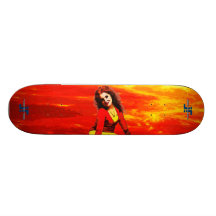 Artistic Love Skateboard