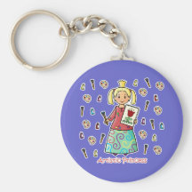 Artistic Princess Key Chain