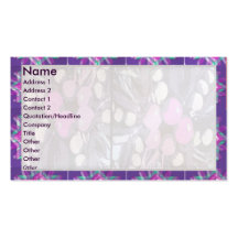Artistic Purple Border n Light shade Floral Business Card Templates
