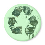 Artistic Recycle Symbol magnets