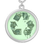 Artistic Recycle Symbol Necklaces