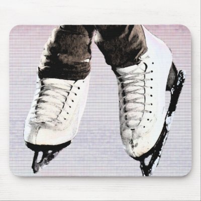 Artistic Skates Mouse Pad by passionforskating