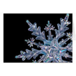 Artistic Snowflake Ornament Greeting Cards