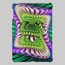 Artistic Spirals and Heart design ipad mini cases