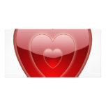 Artistic Valentines Heart photo cards