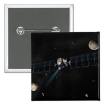 Artist's concept of the Dawn spacecraft in orbi Buttons