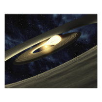 Artist's concept showing a lump of material photo print