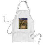 Artist's Garden at Vetheuil by Monet, Vintage Art Apron