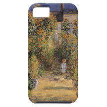 Artist's Garden at Vetheuil by Monet, Vintage Art iPhone 5 Cover