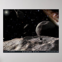  Artist's View of the Kuiper Belt Posters