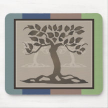 Arts and Crafts Trees Mousepads