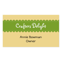 Arts crafts ribbon accessories handmade business business cards