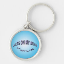 Arts On My Mind Key Chain