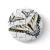 Artsy Butterflies Button