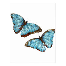 Artsy Butterflies Post Card