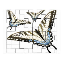 Artsy Butterflies Postcard