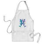 artsy colourful squid design aprons