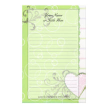 Artsy Heart Stationery