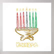 Artsy Kwanzaa Print