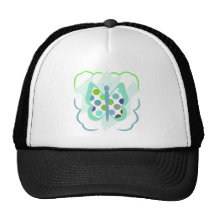 Artsy Polka Dot Butterfly Hat