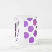 Artsy Polka Dot Butterfly Mug mugs