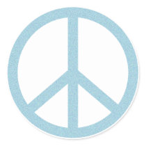 Arty Blue Peace Symbol