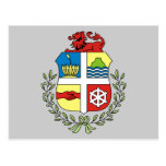 aruba coat of arms postcards