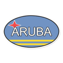 Aruba Euro Sticker