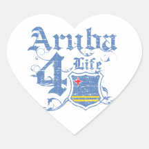 Aruba pendant la vie autocollants