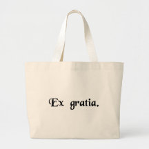 As a favour. canvas bags