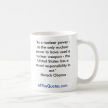 "As a nuclear power - as the only nuclear power... Mug