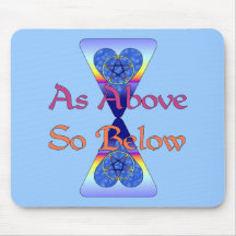As Above So Below Mouse Pads