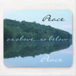 As above...so below-Serene Reflection on Water Mouse Pad