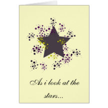 As i look at th stars Card