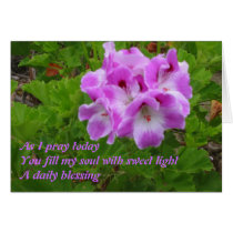 As I Pray Haiku Card