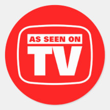 As Seen on TV Stickers