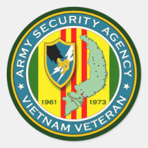 ASA Vietnam Veteran Sticker