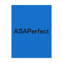 ASAPerfect,  As Soon As Perfect Post Card