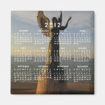 ASAS Angel Statue at Sunset Refrigerator Magnet