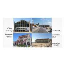 Asbury Park NJ Boardwalk and Landmarks Photo Greeting Card