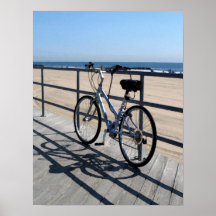 Asbury Park NJ Boardwalk - Bicycle Print
