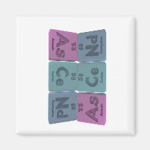 Ascend-As-Ce-Nd-Arsenic-Cerium-Neodymium Refrigerator Magnets